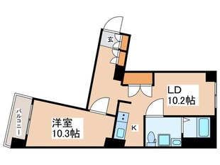 Az Music 新宿御苑の物件間取画像